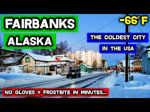 Life in America’s Coldest City (-66°F) | Fairbanks, Alaska