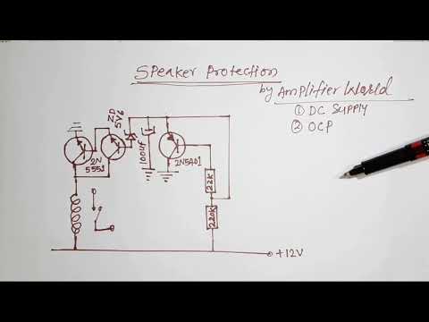 Speaker protection circuit diagram study