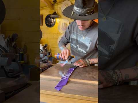 “PURPLE DIMENSION” Step by step handcrafted custom hat.