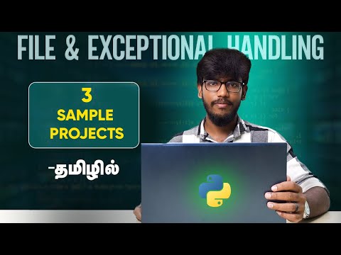 File Handling And Exceptional Handling In Python Explained In Tamil | Python Tutorial In Tamil
