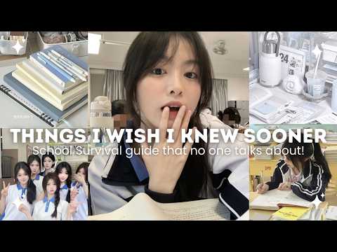 School Advice You’ll Actually Use | How to actually survive school 🤍