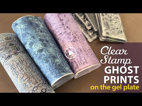 Stamp, Ink, Print: A Clear Stamp Gel Plate Experiment–Tutorial Tidbits