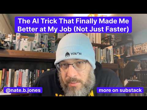 The Al Trick That Finally Made Me Better at My Job (Not Just Faster)