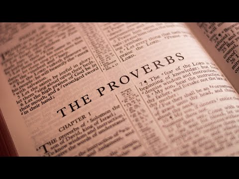 Proverbs 1 - 31 Complete Book | King James Version