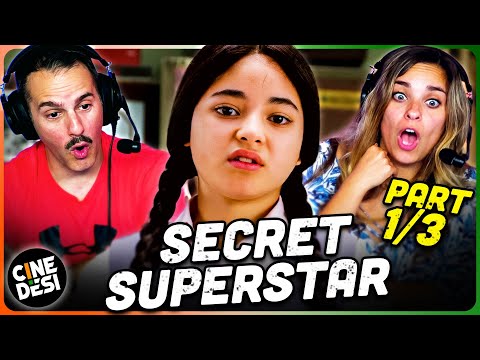 SECRET SUPERSTAR Movie Reaction Part 1/3! Zaira Wasim | Meher Vij | Aamir Khan | Raj Arjun
