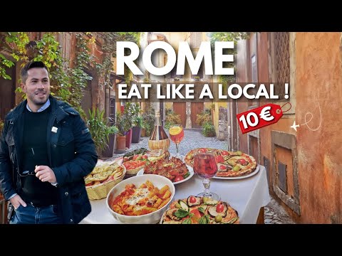 12 Best Places in Rome Where Locals Eat | Street Food Tour 2026