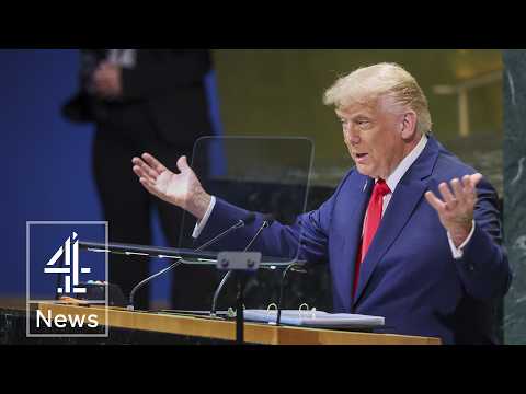 Trump attacks UN, immigration and climate change in blistering speech