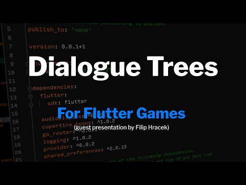 Dialogue trees for Flutter games
