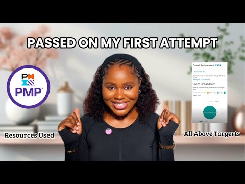 How I passed the PMP exam on my first try | Above targets in all three domains | Resources and tips