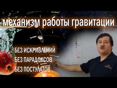 Механизм работы гравитации - первое правильное объяснение