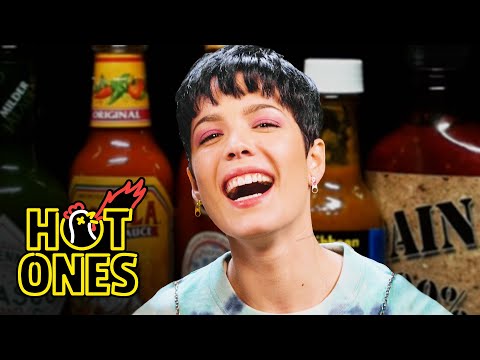 Halsey Experiences the Jersey Devil While Eating Spicy Wings | Hot Ones