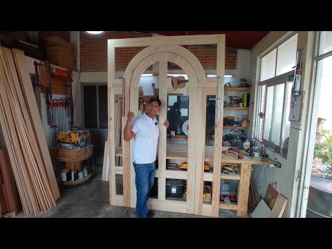 Pine front door step by step #modernfurniture