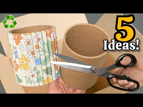 Transforming Cardboard Rolls & Fabric Scraps 😱♻️ 5 GENIUS Recycling Ideas That Will Amaze You!