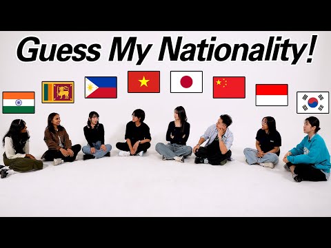 8 Asians Guess Each Other's Nationality! What Country I'm From?