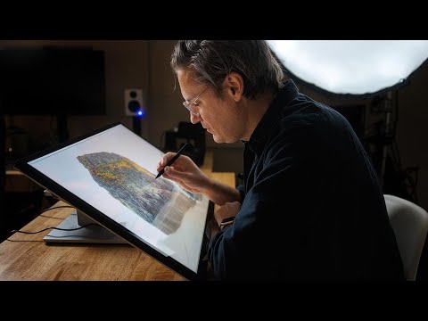 Editing photos on a HUGE macOS touchscreen (Alogic Clarity 32")