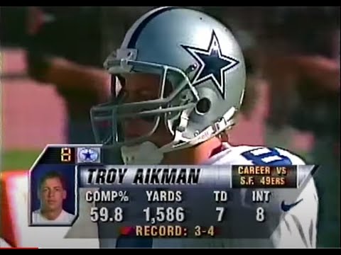 Dallas Cowboys @ San Francisco 49ers, Week 11 1996 Full Game (w/Pregame & Halftime)