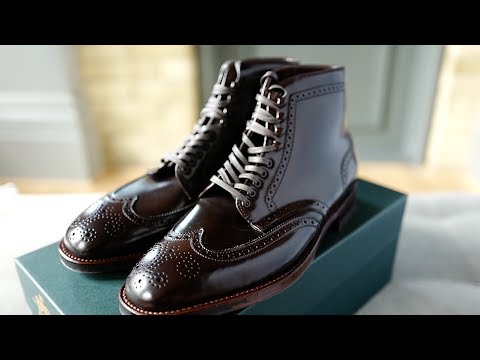 Unboxing | Alden Cordovan Wingtip Boots (LeatherFoot Emporium Exclusive)