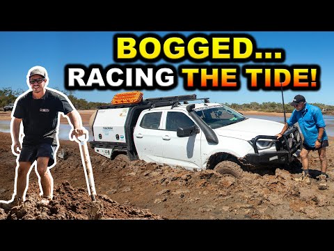 So STUCK we needed 2 winches! 10KM in 3 DAYS to NT Fishing & Camping PARADISE!