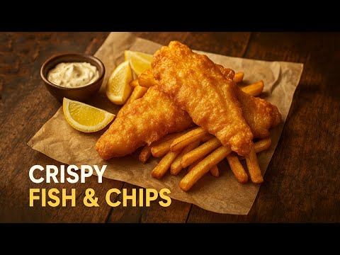 How To Make Crispy Fish and Chips At Home!