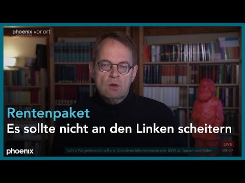 Rentenpaket: tagesgespräch mit Sören Pellmann am 08.12.25