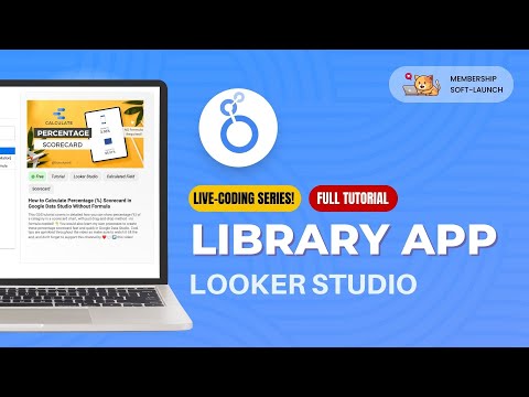 BUILD APP in LOOKER STUDIO❓❗️ Easy Project to Build Your Portfolio 👩‍💻 (1 Hour Complete Tutorial)