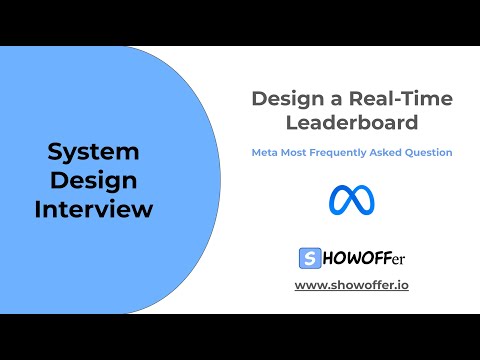 Design a Real-Time Leaderboard - Most Frequently Asked Question in Meta