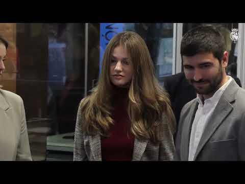 La Princesa de Asturias asistió a un encuentro con jóvenes voluntarios de Cruz Roja