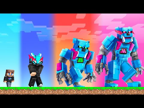 Upgrading MR BEAST into a GOD in Minecraft!