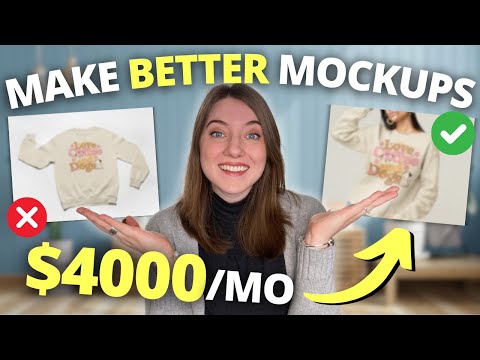 10 SUPER SIMPLE Mockup HACKS to Skyrocket Your Print on Demand Sales