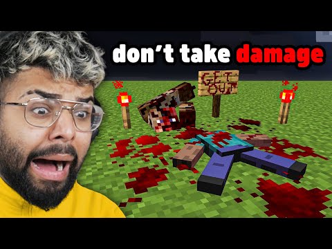 If I Take Damage, Minecraft Gets More SCARY