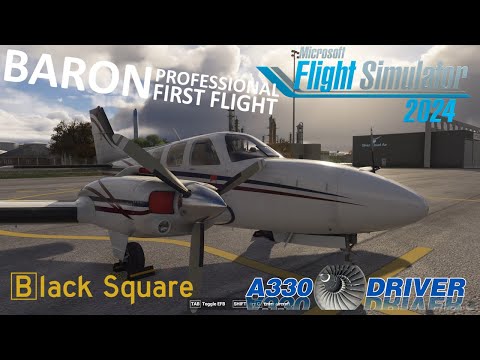 Releasing TODAY: Black Square BARON PROFESSIONAL PREVIEW | The BEST BARON EVER! | Real Airline Pilot