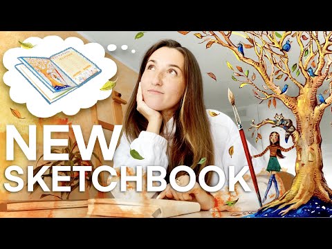 Starting a NEW Sketchbook, How I Stay INSPIRED + PRODUCTIVE! Art Studio Vlog