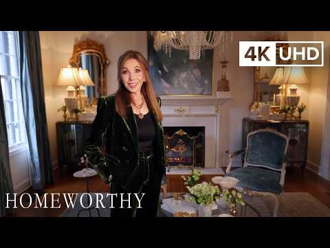 HOUSE TOUR | Inside a Timeless Southern Designer’s Home Filled With Blues and Greens l 4K