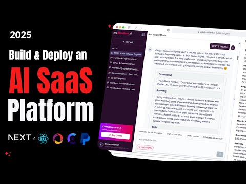 Build & Deploy AI SaaS Platform with Next.js 15, React, Tailwind, Clerk, Convex, PayPal (2025)