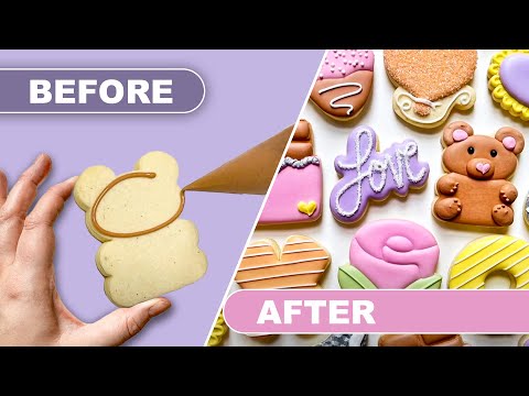 How to Decorate Valentine's Day Cookies ❤️