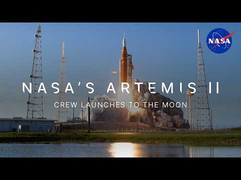 NASA's Artemis II Crew Launches To The Moon (Official Broadcast)