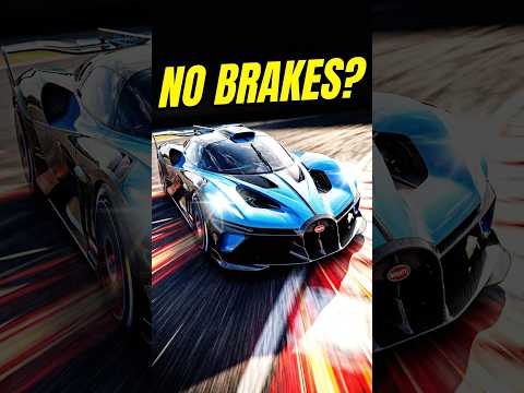 This BUGATTI has NO BRAKES at 310 MPH #shorts #supercars #bugatti