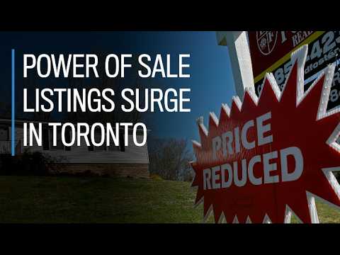 Power of sale listings surge in Toronto