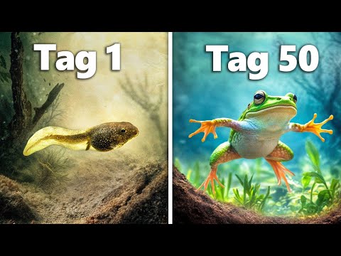Activity from tetards to frogs (50 days of evolution)