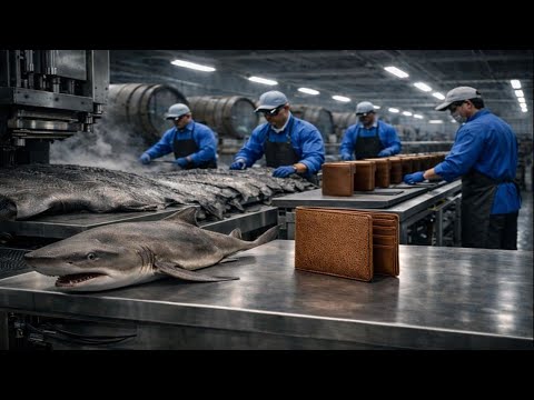 Shark Leather to Luxury Wallets (Full Process)