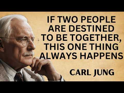 IF TWO PEOPLE ARE DESTINED TO BE TOGETHER, THIS ONE THING ALWAYS HAPPENS | CARL JUNG
