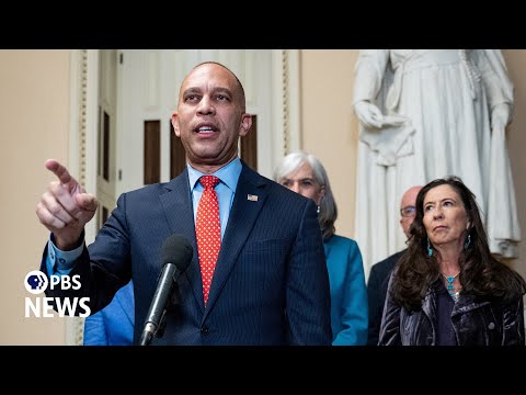 WATCH LIVE: Jeffries, House Democrats hold briefing ahead of house vote to end federal shutdown