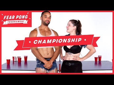 Fear Pong $1,000 Championship! (Aaron vs. Breanna) | Fear Pong | Cut