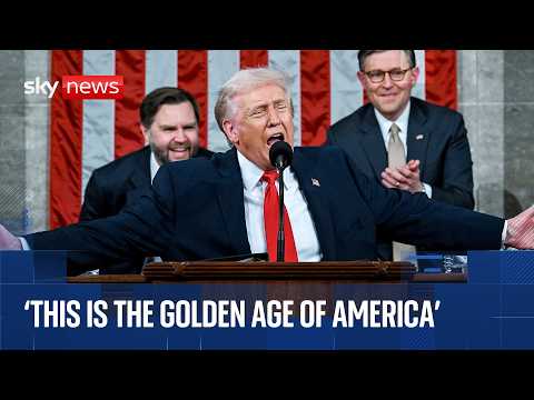 President Trump gives State of the Union address | Sky News coverage