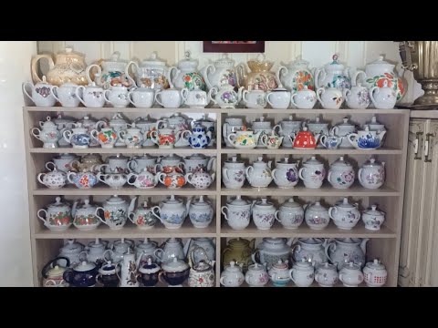 ФАРФОРОВИЙ ПОСУД, УКРАЇНА. КОЛЕКЦІЯ РІДКІСНИХ ЧАЙНИКІВ.