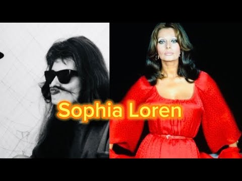 Уникальные 🎞  кадры Софи Лорен с Мужем, Сестрой, Элвисом Пресли, Марчелло Мастроянни и другими .