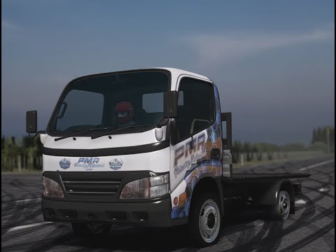 Skids on in the truck Burnout Truck Assetto Corsa