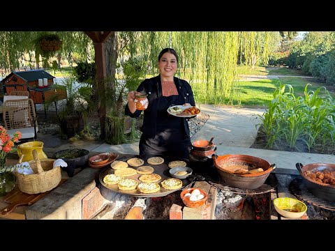 PELLIZCADAS CON CHILE VERDE Y CHILAQUILES CON QUESO FRITO!!!
