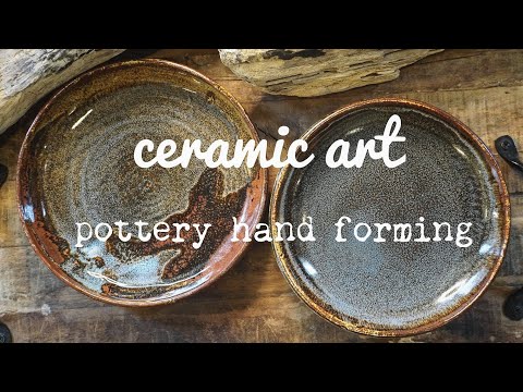 「陶芸」pottery/手びねりで皿を造った【いろいろ作るchannel】結構気に入った