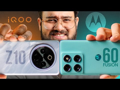 Moto Edge 60 Fusion vs iQOO Z10 *Full Comparison* ⚡ Galti Maat Karna!! 😱